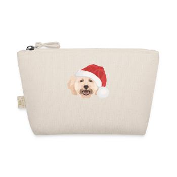 Caniche Joyeux Noël - Trousse biologique - nature - Devant