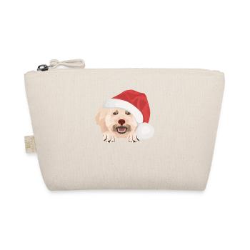 Caniche Joyeux Noël - Trousse biologique - nature - Devant