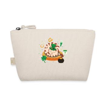 Adorable Holiday Kätzchen Sleepy Katze St. - Bio-Täschchen - Natur - Vorne