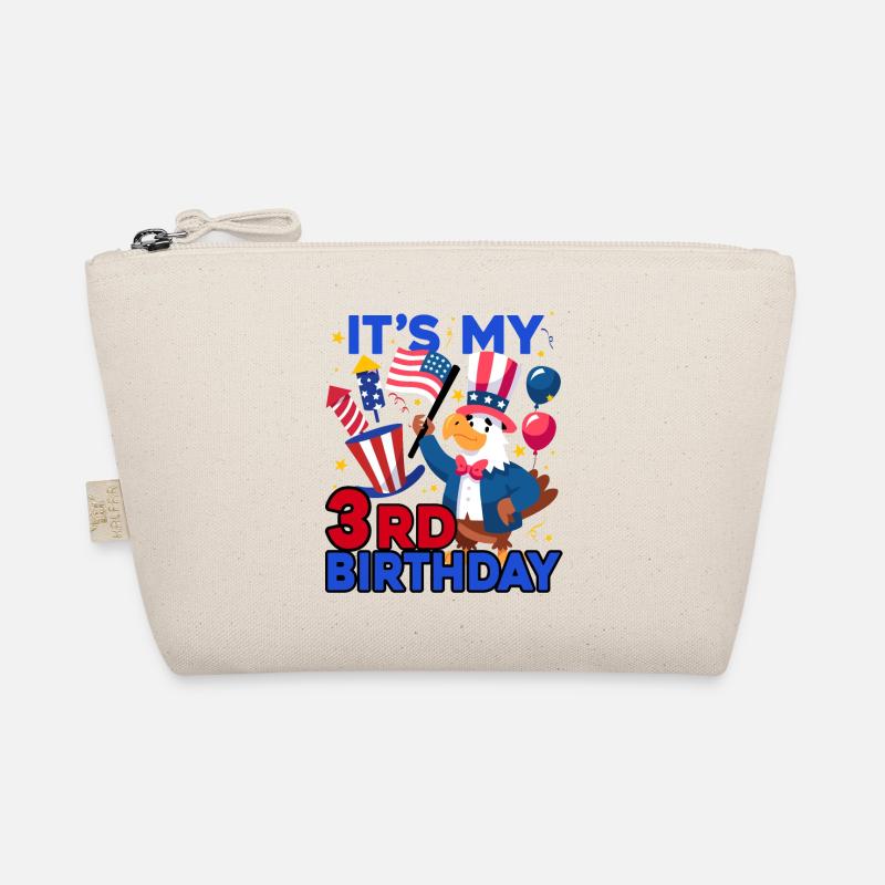 Es Ist Mein 3. Geburtstag Firecracker Kid 4th Of Bio-Täschchen