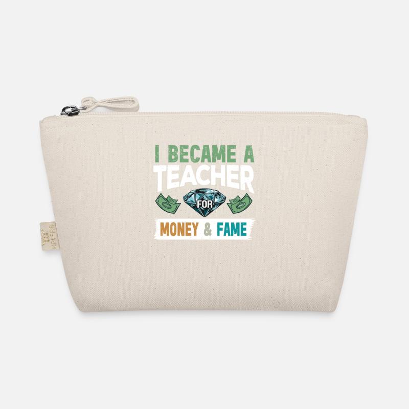 Primary School Teacher Kindergarten Educator Organic Pouch
