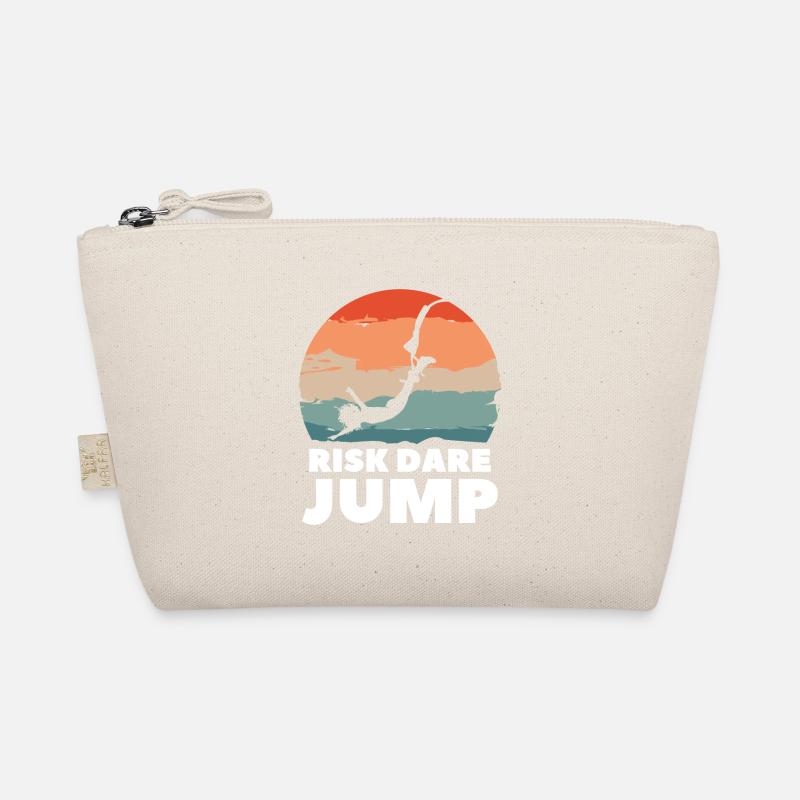 Risk Dare Jump Bungee Jumping Bungy Jumper Organic Pouch