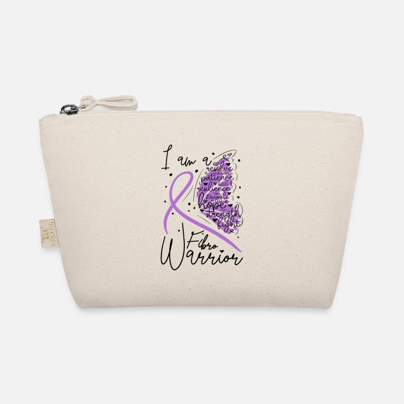Butterfly Fibromyalgia Warrior Organic Pouch