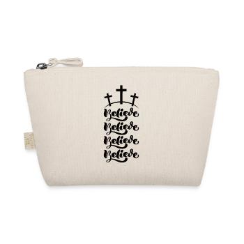 Christentum Jesus Religion Glaube Kreuz Gebet - Bio-Täschchen - Natur - Vorne