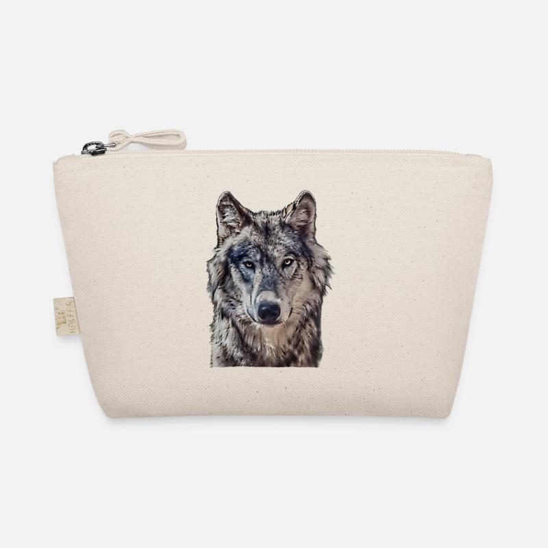 Wolfkopf from the front Organic Pouch