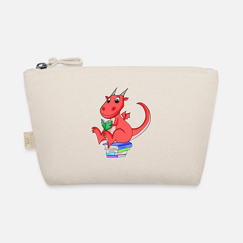 Bücher Drache Drachen Bio-Täschchen