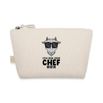 Cool Ziege Chef - Bio-Täschchen - Natur - Vorne