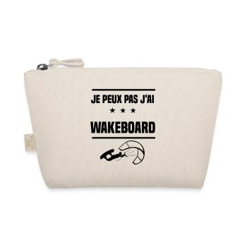 Je Peux Pas wakeboard wind wakeboardeur humour - Trousse biologique - nature - Devant