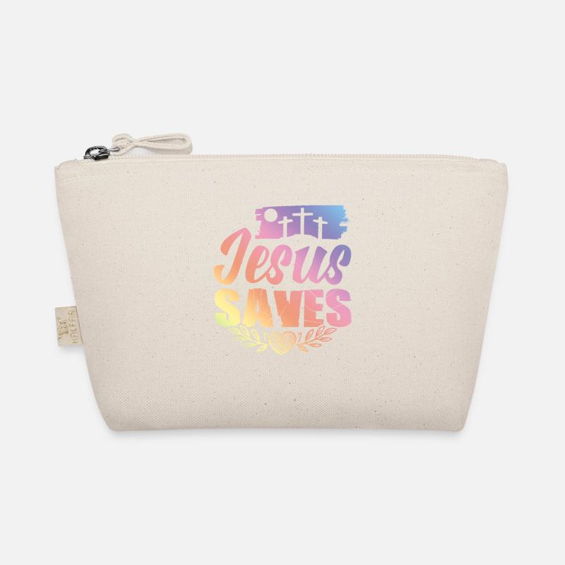Jesus Saves - Bio-Täschchen - Natur