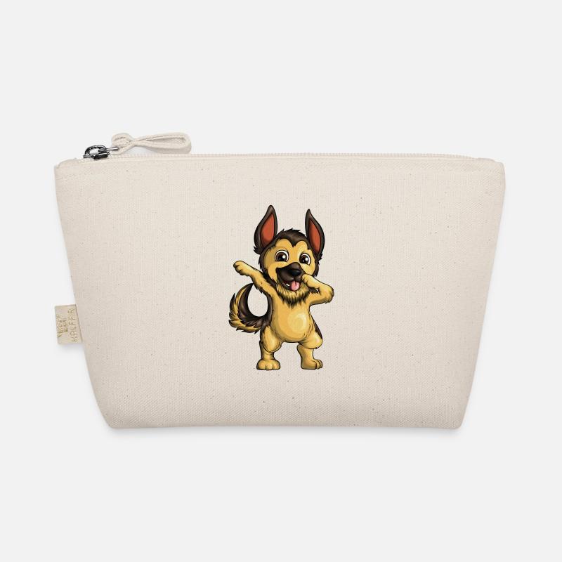Belgian German Shepherd dances dab dabbing Organic Pouch