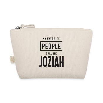 Joziah Personalized Name - Organic Pouch - nature - Front