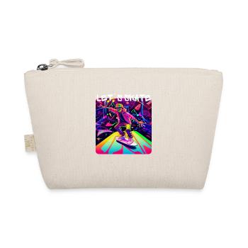 Lets Skate - Cool skater on the street - - Organic Pouch - nature - Front