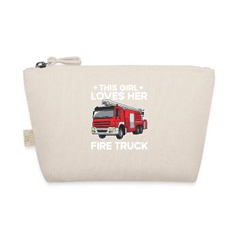 Art cool de camion de pompiers pour les filles enfants feu - Trousse biologique - nature - Devant