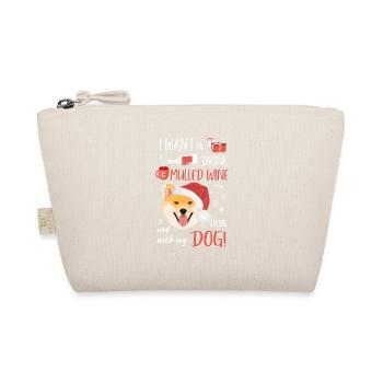 Shiba Inu vin chaud Noël - Trousse biologique - nature - Devant