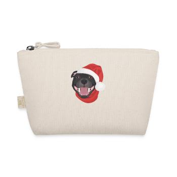 Staffordshire Bull Terrier Joyeux Noël - Trousse biologique - nature - Devant