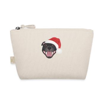 Staffordshire Bull Terrier Joyeux Noël - Trousse biologique - nature - Devant