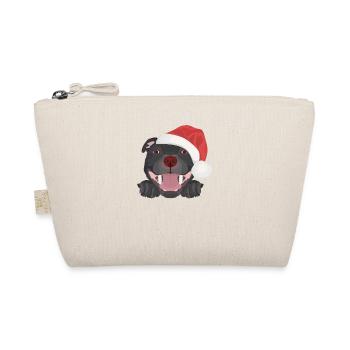 Staffordshire Bull Terrier Joyeux Noël - Trousse biologique - nature - Devant
