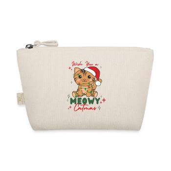 chat animaux de noël mignon chat miaou catmas - Trousse biologique - nature - Devant