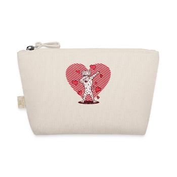 Dabbing Cœur Dalmatien Dab Danse de la Saint-Valentin - Trousse biologique - nature - Devant