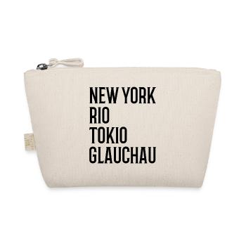 New York Rio Tokio Glauchau Erzgebirge - Bio-Täschchen - Natur - Vorne