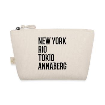 New York Rio Tokio Annaberg Erzgebirge - Bio-Täschchen - Natur - Vorne