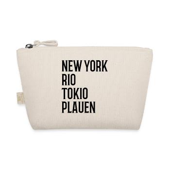 New York Rio Tokio Plauen Erzgebirge - Bio-Täschchen - Natur - Vorne