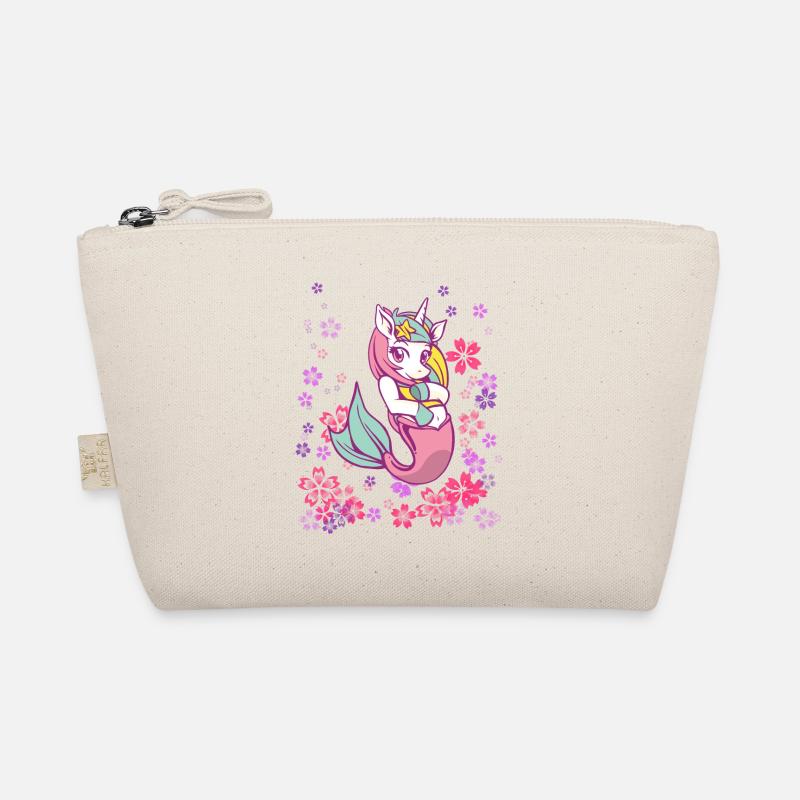 süßes Mädchen Einhorn Meerjungfrau Bio-Täschchen