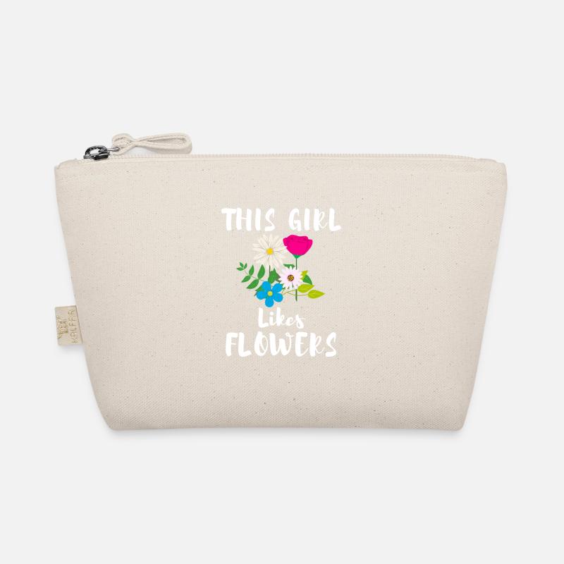 Fille aime les fleurs Citation ironique Fleuriste Trousse biologique