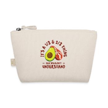 Keto-Diät Avocado Obst Ketogene Ernährung Fleisch - Bio-Täschchen - Natur - Vorne