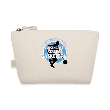 Basketball Geschenkidee Sport Design - Bio-Täschchen - Natur - Vorne