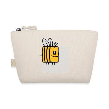 bee different saying quote - Organic Pouch - nature - Front