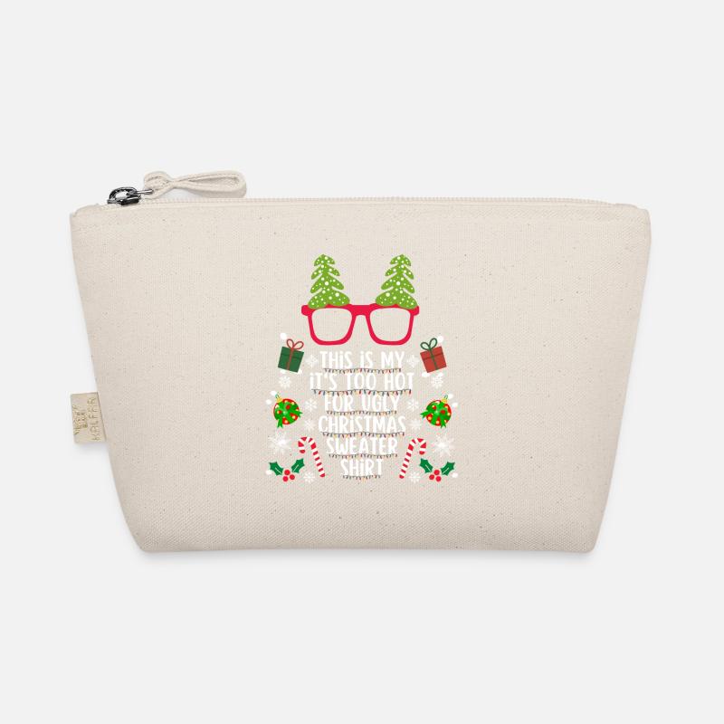 Chemise pull de Noël trop chaude pour moche Trousse biologique