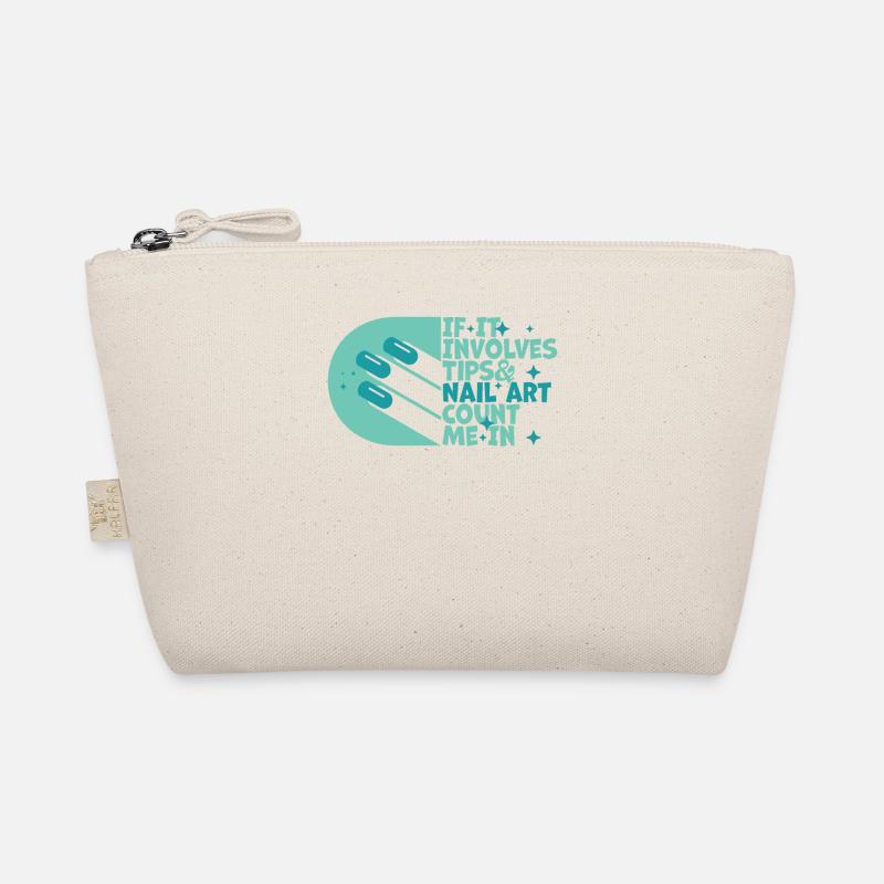 If It Involves Tips and Nail Art Nail Designer Organic Pouch