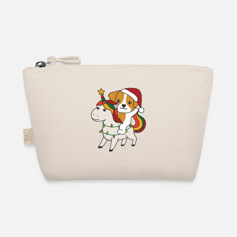 Noël Jack Russell Joyeux Noël Licorne Trousse biologique