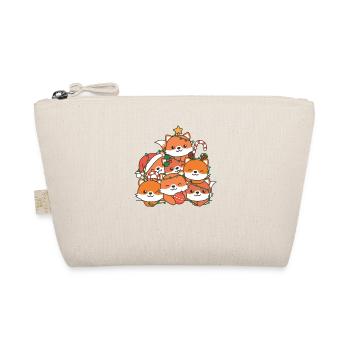 Fox Christmas Tree Funny Animal Christmas - Trousse biologique - nature - Devant