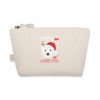 West Highland Terrier Merry Christmas - Organic Pouch - nature - Front
