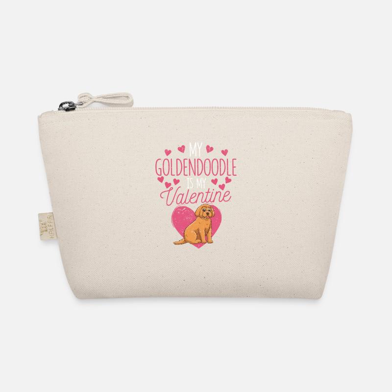 My Goldendoodle is my Valentine pet Organic Pouch
