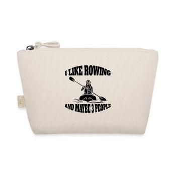 Rowing Saying Rower Funny Rowing Club Rower - Organic Pouch - nature - Front