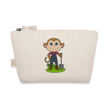 Monkey Farmer Shovel Farm - Organic Pouch - nature - Front
