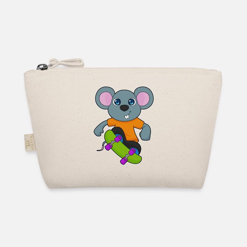 Mouse Skater Skateboard Trousse biologique