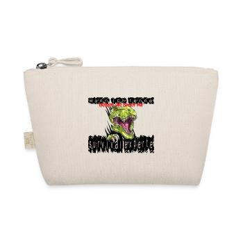 Survival Experte DinoRex bushcraft Wildnis Outdoor - Bio-Täschchen - Natur - Vorne