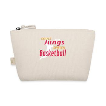 Basketball Geschenkidee Sport Design - Bio-Täschchen - Natur - Vorne