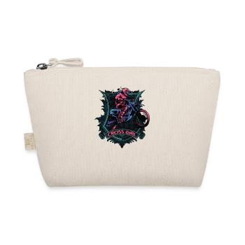 Downhill Mountain Bike Moto Cross Girls - Organic Pouch - nature - Front