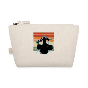 Drummer and drums - Organic Pouch - nature - Front