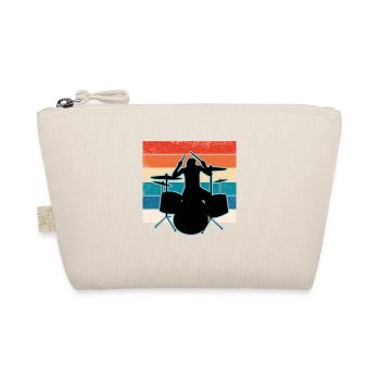 Drummer and drums - Organic Pouch - nature - Front