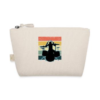 Drummer and drums - Organic Pouch - nature - Front