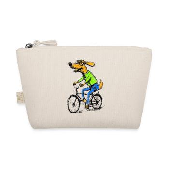 walk or ride dog bike black - Bio-Täschchen - Natur - Vorne