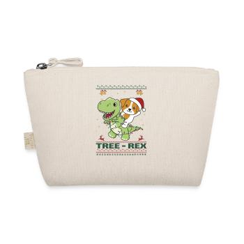 Christmas ugly christmas Jack Russell Tree Rex - Organic Pouch - nature - Front