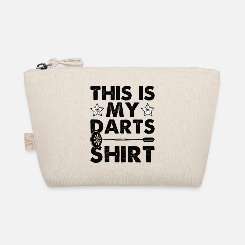Lustiger Dart Spruch Dartscheibe Darten Geschenk Bio-Täschchen