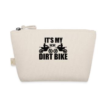 Motorcross motorcyclist Moto Motorsport - Organic Pouch - nature - Front